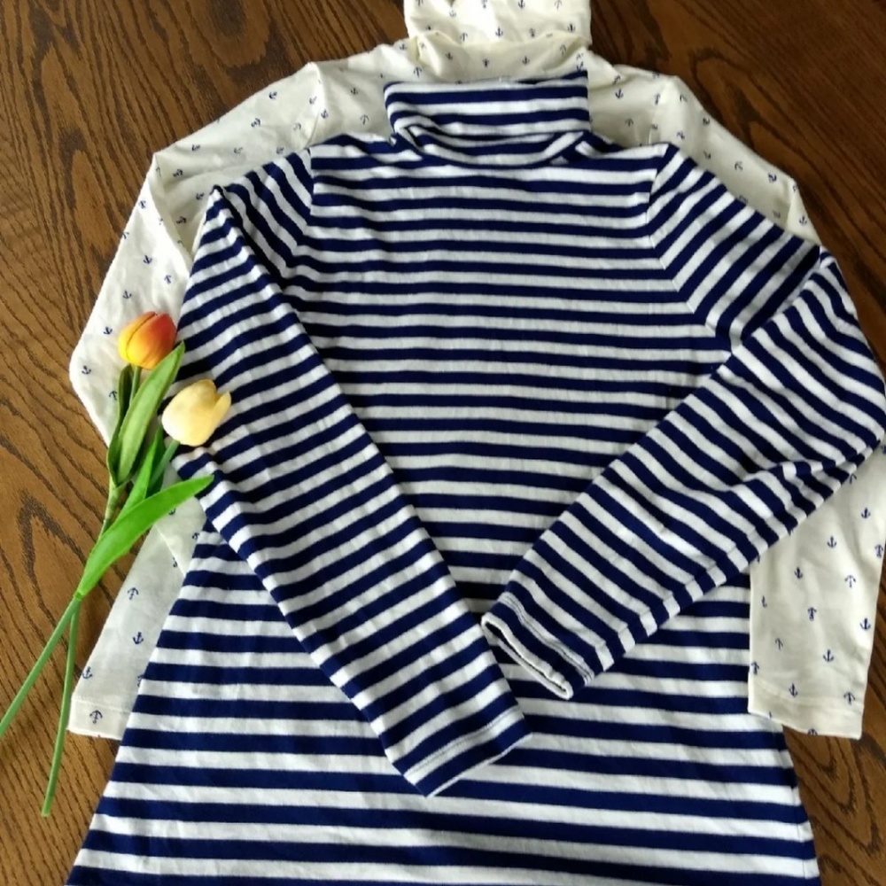 Bundle Deal: Lands End Turtle Neck Tees